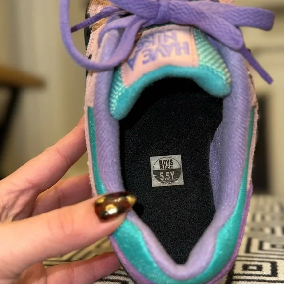 Nike Air Max 1 "Have A Nike Day" Sneakers- Teal, Purple, Pink, Black- Women’s 7 - Picture 10 of 12